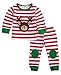 Baby Boys Girls Reindeer Christmas Outfits Toddler Pajamas Clothes (1Years, Striped)