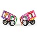 Magnetic Blocks, 120 Pcs Magnetic Building Blocks with Wheels, Magnet Tiles Toys for Kids, Upgrade Quality Instruction Booklet and Storage Bag Included