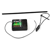 GoolRC Flysky FS-iA4B Receiver, 2.4GHz 4 Channels AFHDS 2A Receiver Compatible with Flysky FS-i6 FS-i6S FS-i6X RC Transmitter for RC Airplane Glider Helicopter Drone (Upgraded Version)