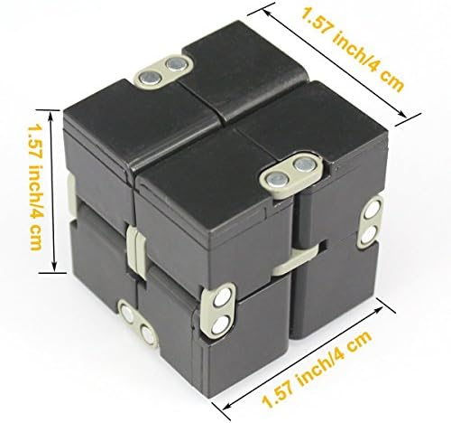 Hankin Rubik's Infinity Cube Rubik's Cube Office Decompression Stress - Infinity Turn Spin Cube Edc Fidgeting - Killing Time Toys Infinite Cube For ADD, ADHD, Anxiety, and Autism Adult and Children