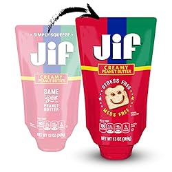 Jif Squeeze Creamy Peanut Butter, 13 Ounces