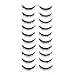 50 Pairs Black Long & Natural Thick Soft Reusable False Eyelashes Fake Eye Lash for Makeup Cosmetic - 5 Kinds of Style by Goldrose