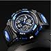 Jelercy Multi Function Digital Analog Watch LED Quartz Water Resistant Sport Watches for Boys Blue