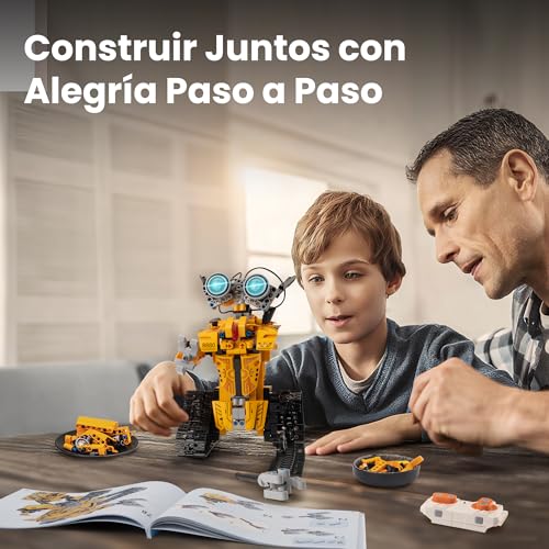 Sillbird Remote Control Robot Building Kit, Gifts for Kids 8-12, Robotic Coding Toys Set for Kids and Teens - 3 in 1 Buildable Model with 468 Pieces