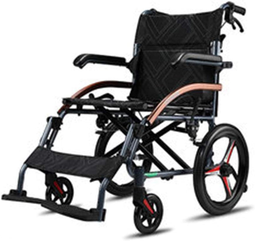 Wheelchair Movable Armrests and Pedals ShockAbsorbing and