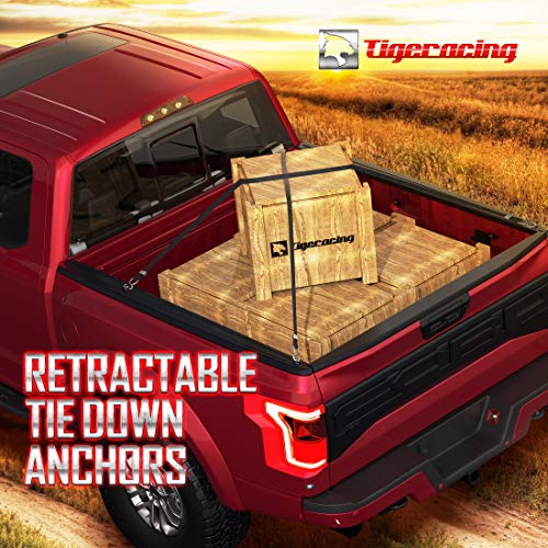 Tigeracing Tie Down Anchors Retractable Truck Bed D Ring Compatible