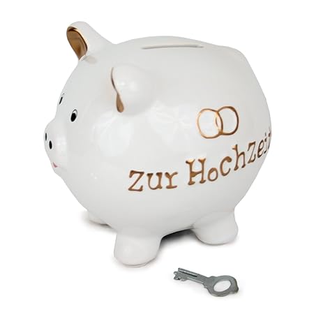 Wedding Rings Made From Dolomite White Gold 14 X 13 Cm Money Box - wedding rings made from dolomite white gold 14 x 13 cm money box piggy bank money box amazon co uk kitchen home