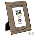 Kate Posh The Love Between a Mother & Son is Forever Engraved Leather Picture Frame, Mother of The Groom, Best Mom Ever, First Mother's Day, Mommy & Me Gifts (4x6-Vertical - Mother & Son)
