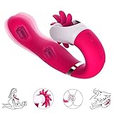 2 in 1 Silicone Wireless Body Training Vibrator, Rechargeable & Waterproof, 12 Frequency Relax Tool 600 Times per Minutes Body Safe Vibration Massager