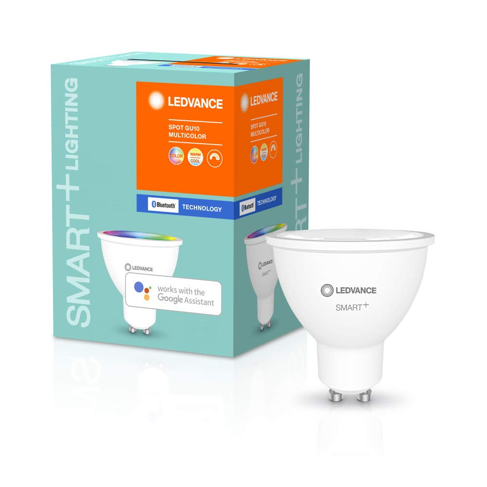 LEDVANCE LED Reflector lamp | GU10 | RGBW | 2700…6500 K | 5W=40 W Reflector lamp | not Relevant | SMART+ Spot GU10 Multicolour