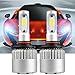 9005 LED Headlight Bulbs, LinkStyle 2PCS LED Headlights 9005 HB3 Waterproof 36W 6500K 8000Lumens Super Bright Cool White COB Chips Fog Light Cree Bulb High Low Beam All-in-One Conversion Kit (9005)