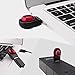 Bluetooth Headphones,Bpuls bluetooth earbuds V4.1 Wireless Mini Invisible Car Headset [Magnetic Charging] Single In Ear Earpiece Smallest Wireless Bluetooth Earbud Earphone with HD Mic-M18 (Red)