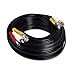 Night Owl 100' in-Wall Rated Video/Power/Audio Extension Cable, Black (CAB-UL2-100VPA)