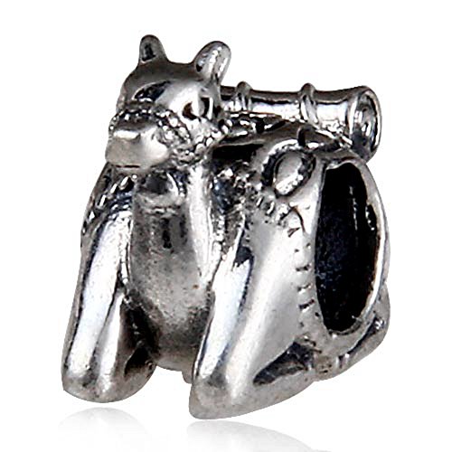 Camel Charm Bead Original 100% Authentic 925 Sterling Silver Animal Beads Charm fit for DIY Charms Bracelets