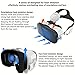 VR Viewer Helmet Virtual Reality Headset with Build-in Stereo Headphones and Adjustable Strap Movie Games 3D Glasses fits the Myopia for iOS & Android Smartphones within 3.5-6.2 inches (Z4 Black)