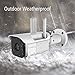 KAANSKY S6 IP Camera HD1080P Waterproof IP66 Bullet Wifi Security Camera With Night Vision&Two Way Talk&Built-in SD Card Slot For Outdoor/Indoor