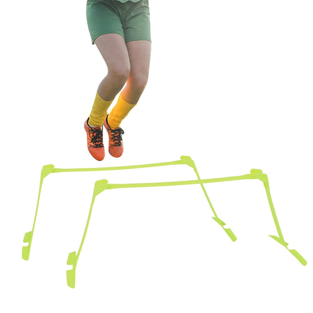 Dioche Speed Training Hurdles, Agility Hurdles, Adjustable Height - 12.4 in, 8.5 in, 5.9 in, Football Soccer Agility Speed Training Aids, Multi Sports Equipment, Fitness Agility Set, Pack of 2