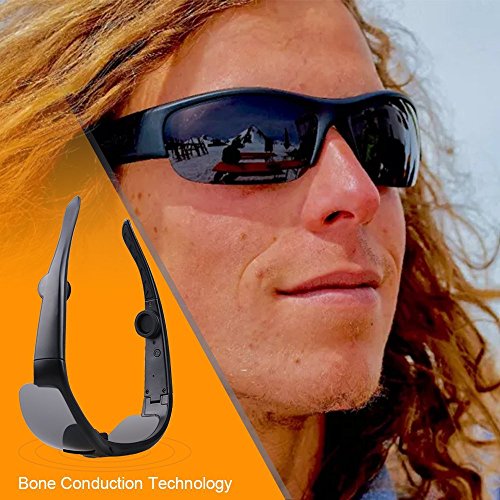 Bone Conduction Headphones Sunglasses Wireless Safety Bluetooth Glasses