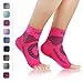 Featol Plantar Fasciitis Socks with Arch Support Ankle Support, Ankle Compression Socks Foot Sleeve to Relieve Arch Pain, Better Than Night Splint