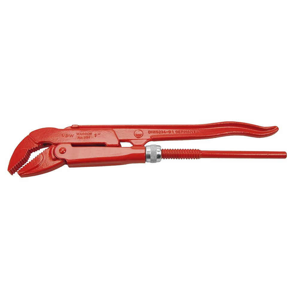 VBW 951015 Corner Pipe Wrench, Red, 38.1 mm Amazon.co.uk DIY & Tools