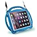 BMOUO Kids Case for New iPad 9.7 2018/2017 - Shoulder Strap Shockproof Handle Stand Case for Apple iPad 9.7 inch 2018 (6th Generation) / 2017 (5th Gen) iPad 9.7 / iPad Air/iPad Air 2 - Blue