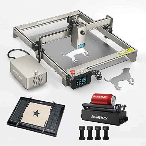 ATOMSTACK S20 PRO Laser Engraver and Cutter with 1 PC Rotary Roller