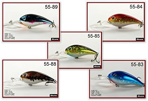 Sigi Pack of 5 crankbaits - clearance items (Bush Whacker)