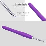 SUVSOON 5.0mm Ergonomic Soft Handle Crochet Hook Knit Tool view 3