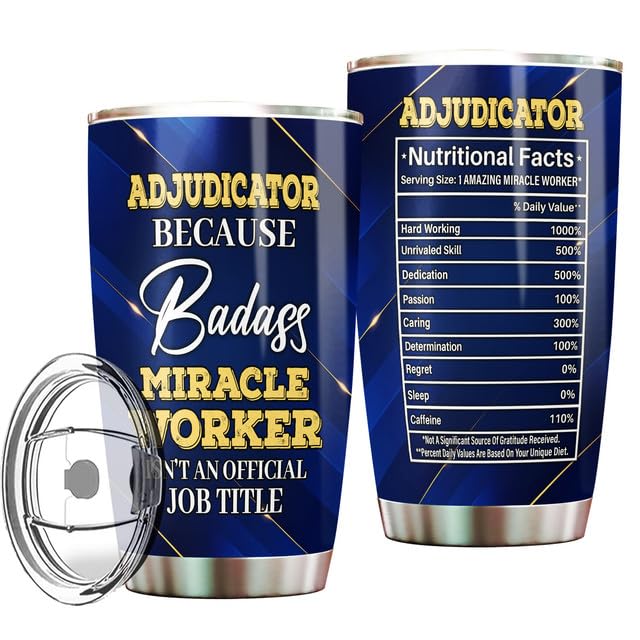 MONIZILUCKY Adjudicator Tumbler Stainless Steel