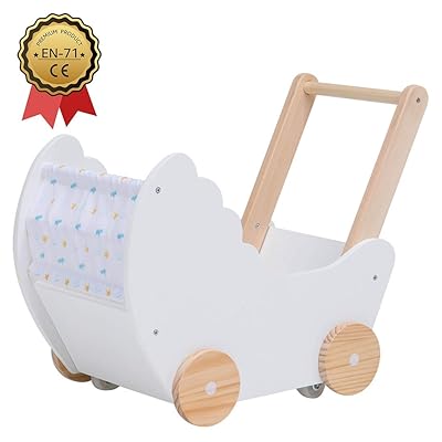 Buy Crown Kanak Kanak 2 Dalam 1 Pembelajaran Bayi Walker Kereta Sorong Kayu Dengan Blok Anak Bayi Push Walker Mainan Dengan Roda Untuk Gadis Kanak Kanak Lelaki 1 3 Tahun Kereta Mainan Walkers Pembinaan Kukuh Bot Online In