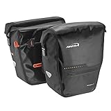 Ibera Bike Pannier Bag – PakRak Clip-On Quick-Release Waterproof Bicycle Panniers (Pair)