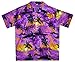 V.H.O. Funky Hawaiian Shirt, Shortsleeve, Surf, Purple, XXL