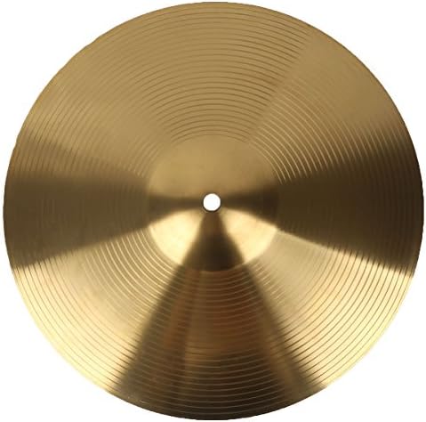 Blueseason 12"/14"/16"/18"/20" Brass Alloy Crash Ride Hi-Hat Jazz Cymbal for Drum Set, 18 inch, Gold
