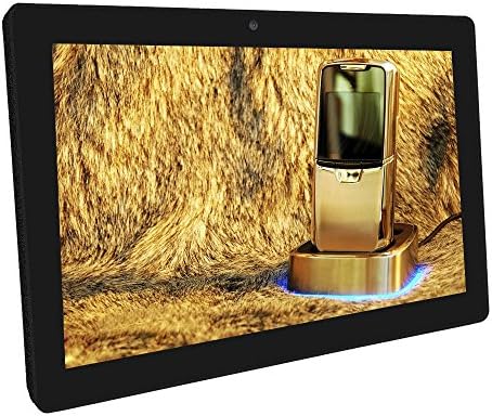 15.6" HD LCD Screen Advertising Media Video Player - [Strong Metal Frame] - Compatible with SD card or USB 2.0 - Remote control Included