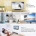 HDTV Antenna, Transparent Amplified Indoor Digital TV Antenna 50-80 Miles Range with 2018 Newest Type Switch Console Amplifier Signal Booster, USB Power Supply and 16.5FT Coax Cable (White)
