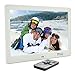 10.1 Inch Hi-Res TFT LED Digital Photo Frame & HD Video(1080P/720p)&Music Playback with 8GB Memory Card -White