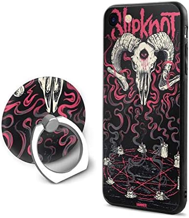 Tammy W Nash Slipknot Slim Fit iPhone 8 Case/iPhone 7 Case, Hard PC Full Protective Anti-Scratch Resistant Cover Case with 360 Degree Swivel Ring Kickstand Anti Scratch Durable Full Protective Case