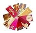 AVADOR Premium Shagun Gift Envelope (Pack of 20) Assorted Color Designs Money Holder Card Fancy Packet for Christmas Diwali Rakhi Easter Birthday Wedding Anniversary Designer Invitation Envelopes