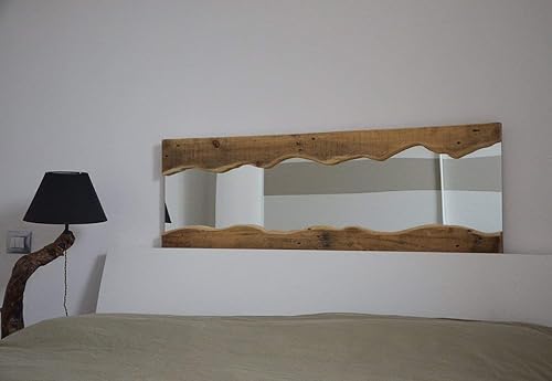 Holzern Spiegel Rustikal Altholz Toilettentisch Modern Design Shabby Chic Zuruckgewonnene Holz Vintage Amazon De Handmade