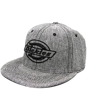 Gray Flat Bill Ball Cap Hat - S/M
