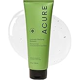 Acure Curiously Clarifying Shampoo for Dandruff &amp; Oily Hair - 8 fl oz | Cleansing &amp; Clarifying Shampoo for Women &amp; Men, Scalp Detox for Buildup, Detoxify, Sulfate Free, Vegan