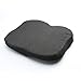 Kingta Seat Cushion Lumbar Support Pillow -Butterfly Shape New Design 3D Breathable Mesh Cover-Memory Foam Luxury Back Support and Sciatica Relief,Best for Office,Home and Car(Black)