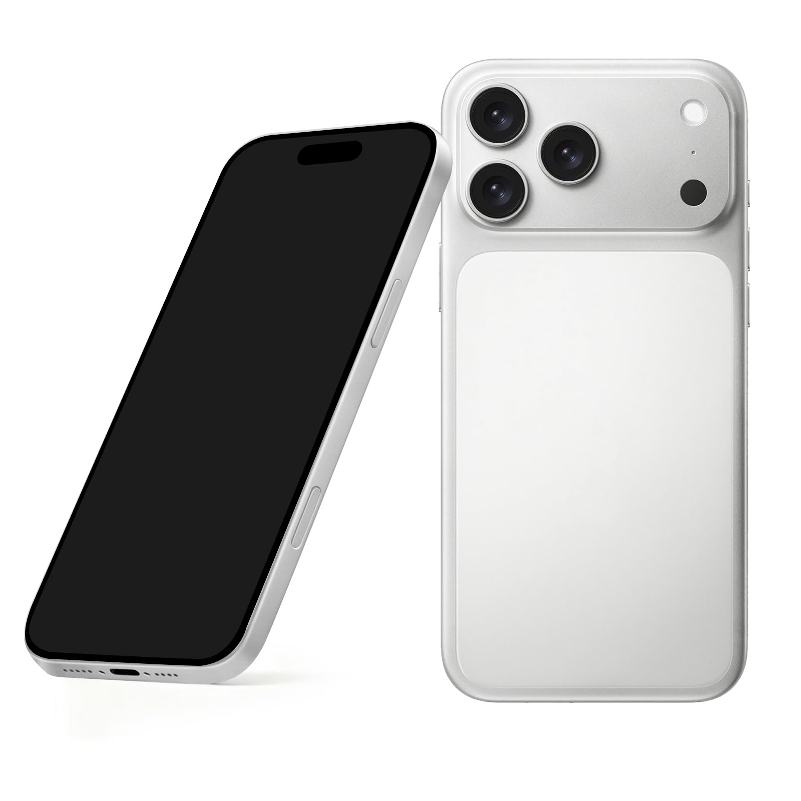 Photo 1 of Bzuanbd Fake Phone Dummy PropPhone, BlackScreen Decoy PhonePear PhoneNon-Working Phone17Pro Max 17Air, Display Phones Look Like Real Phonepro max 17 (17Pro,White,Black Screen) Prop Mobile Phone