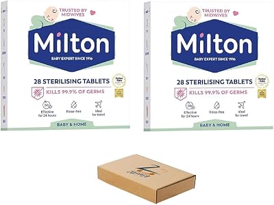Zopper 2 x 28 Milton Sterilising Tablets for Baby Bottles 56 Tablets