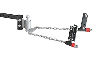 Andersen HITCHES | 3394 | Weight Distribution Hitch | No Bounce No Sway | Tow Accessories | 4" Drop/Rise, 2-5/16" Ball, 2-1/2" Shank, 3"/4"/5"/6" Bracket, 16k lb GTWR, 1600 lb Tongue