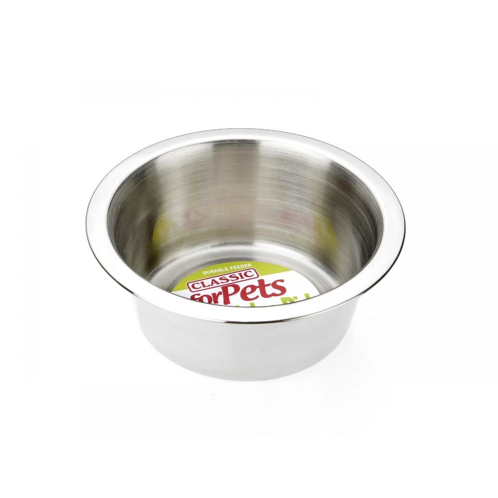 CLASSIC Pet Products Super Value Stainless Steel Dish, 475 ml