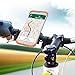 VAVA Phone Holder for Bike, Bike Phone Mount with Dual Strap & Magnet Support, Magnetic Bicycle Phone Holder, Motorbike Mount for Both Smartphone and Action Camera