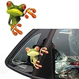Oksale® 3D Cute Frog Funny Decoration PVC Car Truck Window Graphics Sticker Papers Applique Decor Decal (Pattern--1)