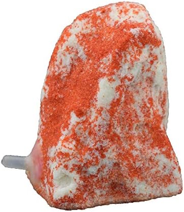 Owncons Air Stone Bubble Mineral Volcanic Shaped Airstones Diffuser for Aquarium Fish Tank Hydroponics Pump (Volcanic Red)
