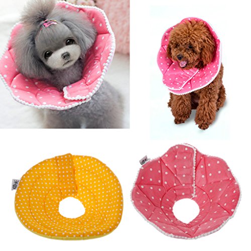 GMSP Pet Elizabeth Collar Wound Healing Medical Anti-Bite Ring Protective Collar. (Y, 11cm)